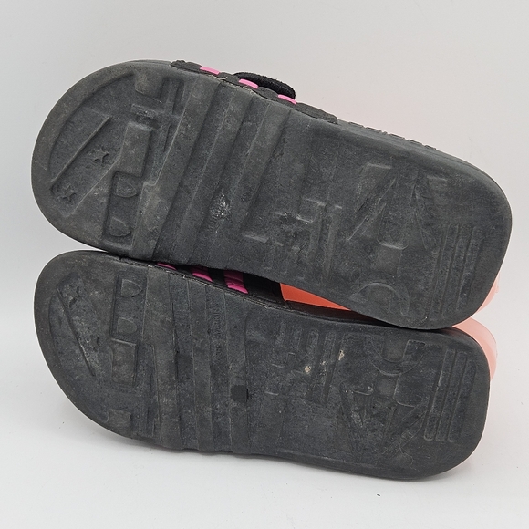 Adidas adissage hot pink and black slipon slide sandals size 4 - Picture 10 of 15